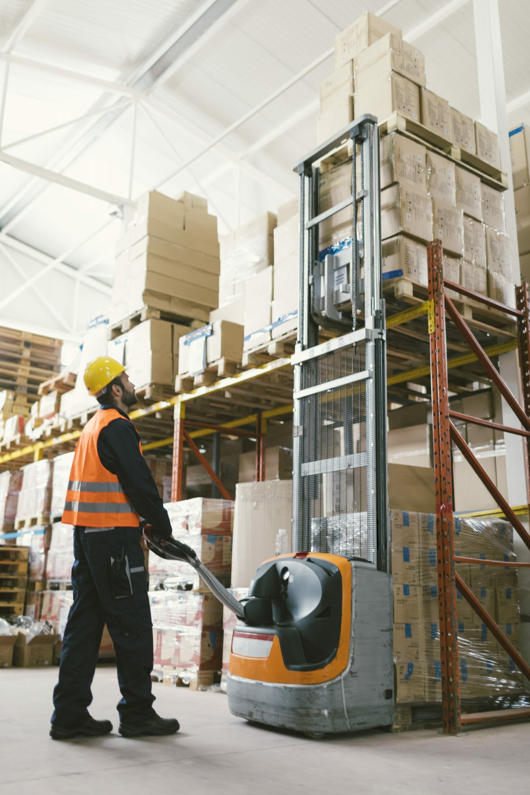 Hand truck operator